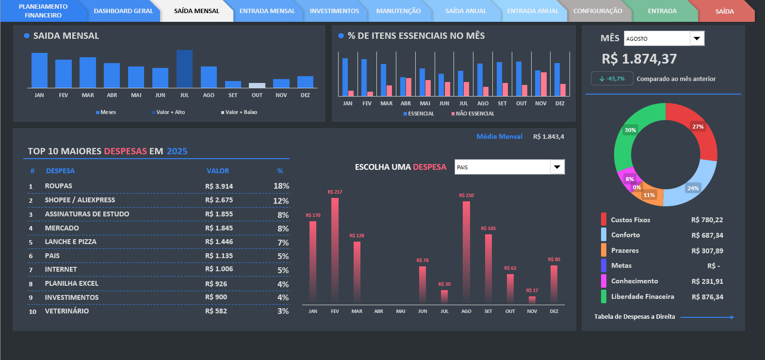 Controle Financeiro — tela 4